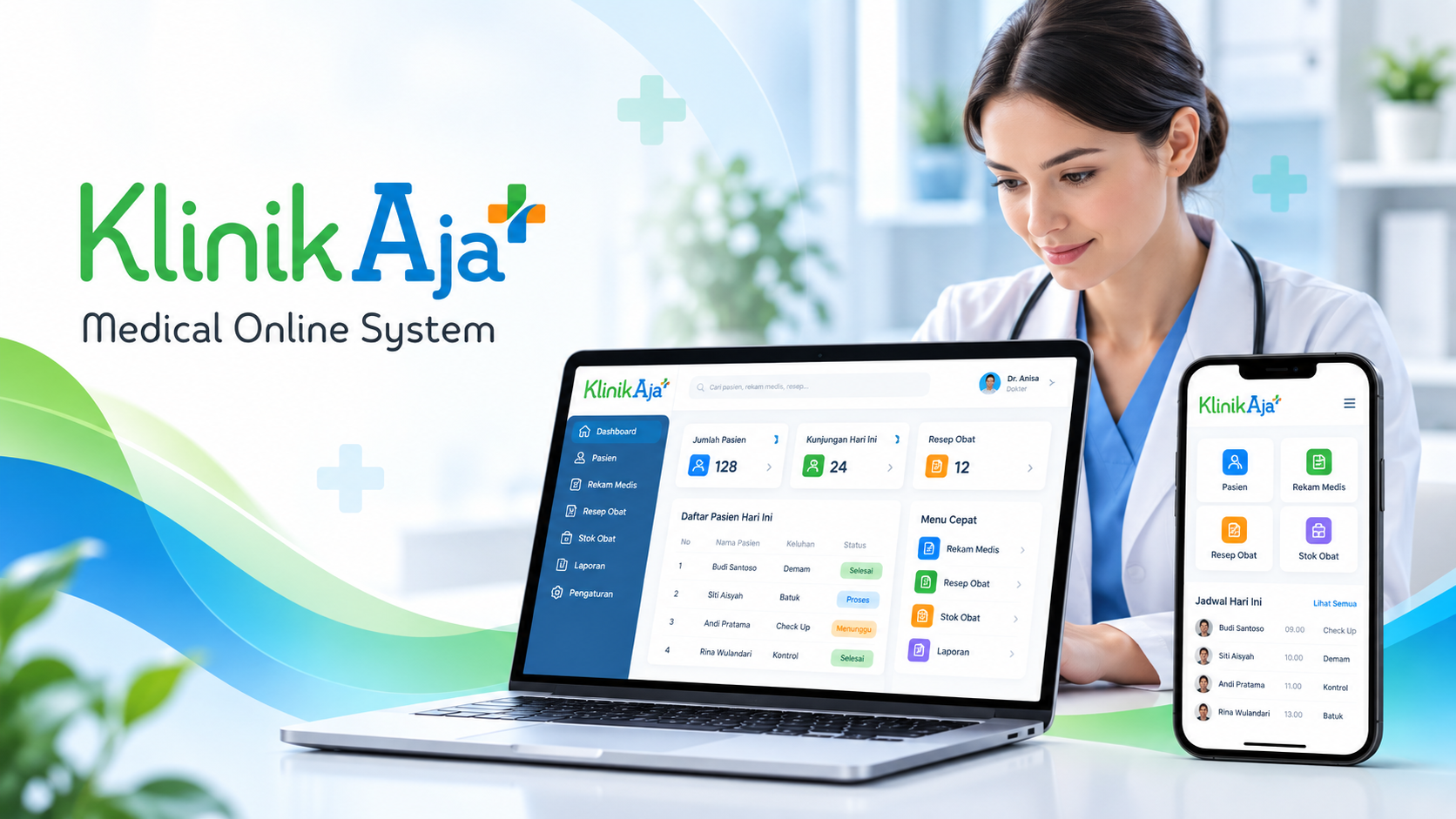 KlinikAja+ - Medical Online System