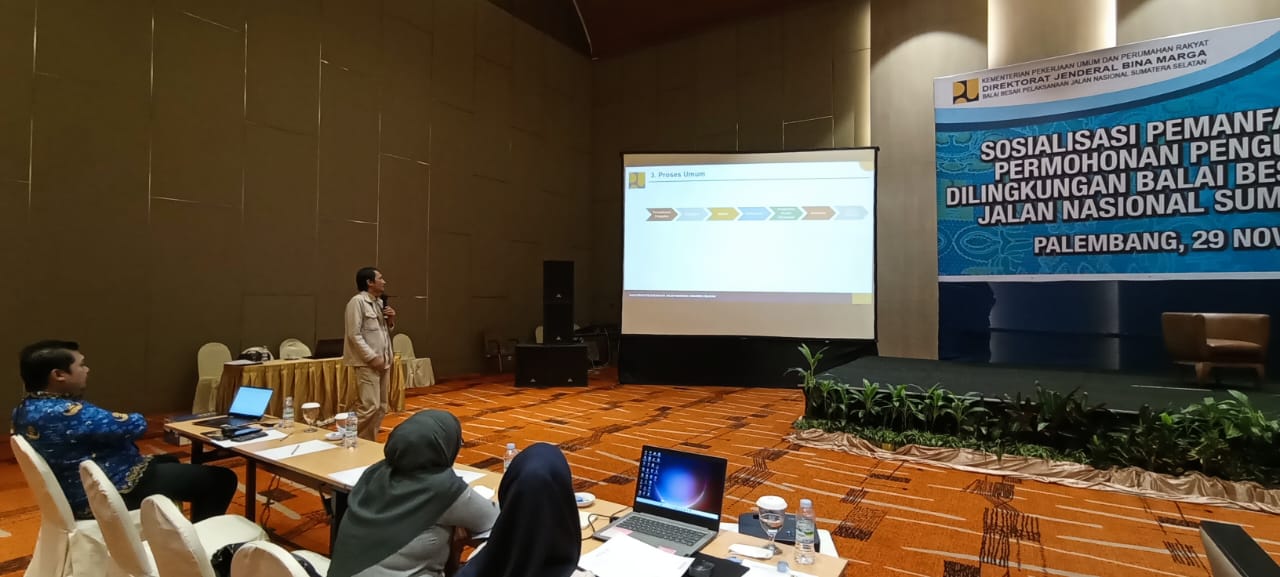 Sosialisasi Aplikasi Peruji BBPJN Sumatera Selatan