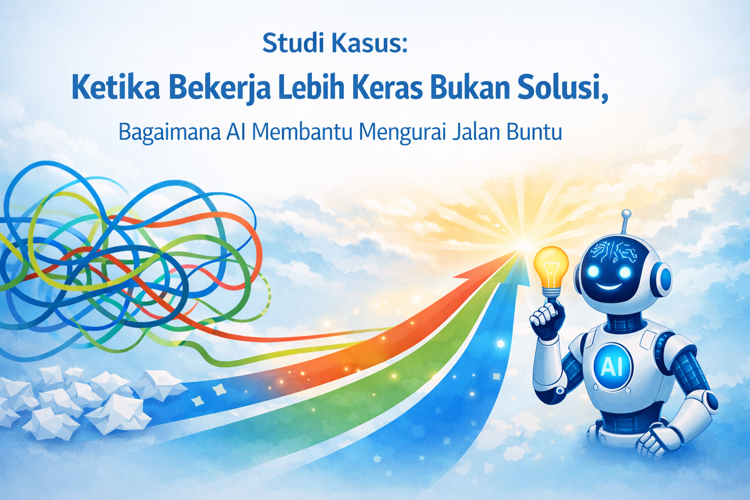 Studi Kasus: Ketika Bekerja Lebih Keras Bukan Solusi, Bagaimana AI Membantu Mengurai Jalan Buntu