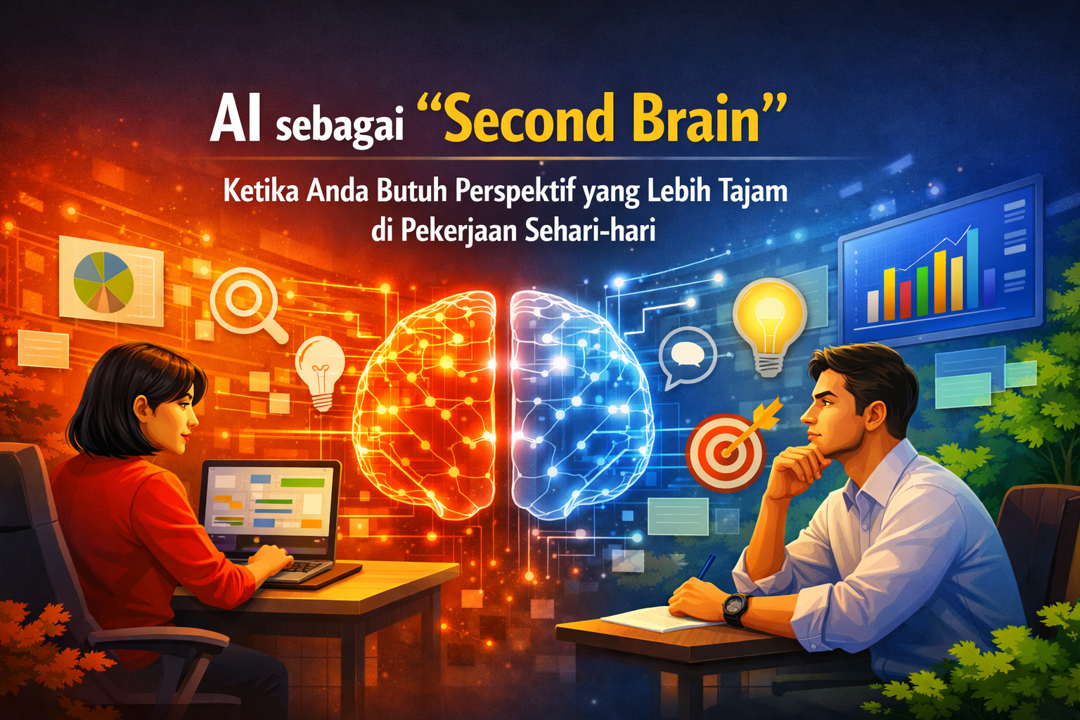 AI sebagai “Second Brain”: Ketika Anda Butuh Perspektif yang Lebih Tajam di Pekerjaan Sehari-hari