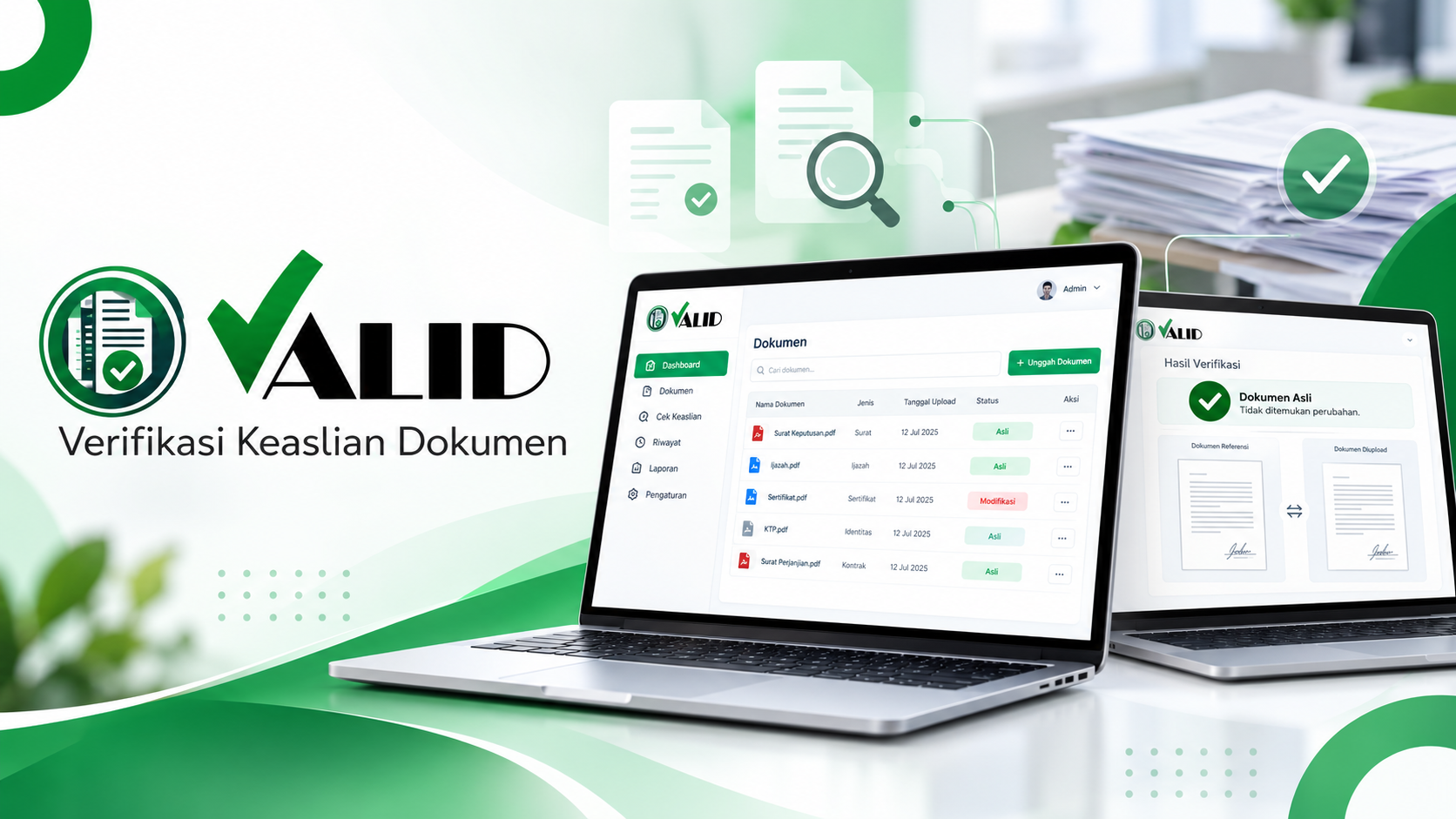 VALID - Verifikasi Keaslian Dokumen
